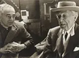 Helen Levitt, Ben Raeburn and Frank Lloyd Wright at Taliesin West