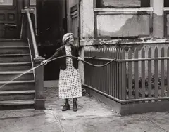 Bronx by Helen Levitt, Gelatin silver on Kodak, a later impression, sold Jun 2025