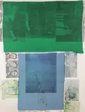 Robert Rauschenberg, Shoot from the Main Stem, Lithograph & screenprint in colors