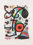 Querelle d'amoreux I by Joan Miró, Color lithograph on paper, sold Jun 2025