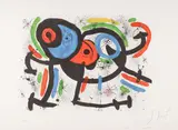 La Triple Roue II by Joan Miró, Color lithograph on paper, sold Jun 2025