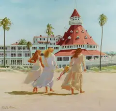 Robert Williams, Afternoon at the Del Cornado, Oil on canvas