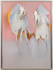 Jean Richardson, Morning Dreams, Acrylic and plaster on canvas