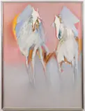 Jean Richardson, Morning Dreams, Acrylic and plaster on canvas