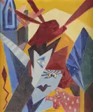 Dr. L.J. Notkin, Random Thoughts, Oil on board