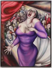 Zara Kriegstein, The Opera, Oil on canvas