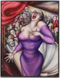 Zara Kriegstein, The Opera, Oil on canvas