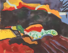 David Barbero, Terra Incognita, Color lithograph on paper