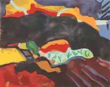 David Barbero, Terra Incognita, Color lithograph on paper