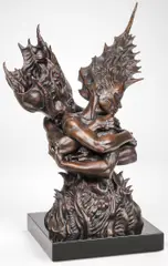 Embrace by Gil Bruvel, Bronze with brown patina, sold Jun 2025