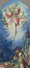 Gil Bruvel, Fantasy Lily, Giclee on canvas