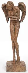 Dario Campanile, Embrace, Bronze with brown patina