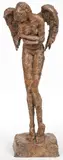 Dario Campanile, Embrace, Bronze with brown patina