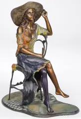 Isaac Maimon, Coquette, Patinated bronze