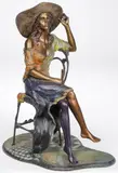 Isaac Maimon, Coquette, Patinated bronze