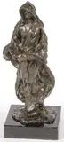 Frederick Elliot Hart, The Source Maquette, Bronze with dark brown patina on marble pedestal