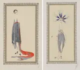 Erté, Circe & L’Empanachee, Serigraph & Lithograph