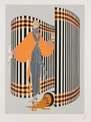 Coquette by Erté, Serigraph, sold Jun 2025