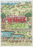 James Rizzi, Daddy’s Country Club, three-dimensional lithograph in colors