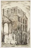 John Page, St. Bartholomew’s, Color aquatint and etching