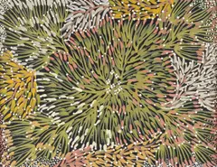 Eunice Napangardi, Bush Banana, Acrylic on canvas