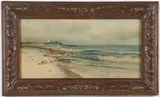 George Howell Gay, Napa Tree Point, Rhode Island Coast, Watercolor
