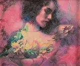 Yankel Ginzburg, Woman in Flowers