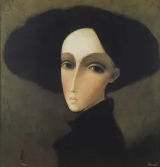 Serguei Smirnov, Baroness, Silkscreen on canvas