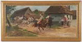 Polish Wedding Ceremony by Jerzy Kossak, Oil on canvas, sold Nov 2024