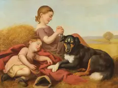 William Gillard, Taking a Rest, Oil on canvas
