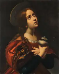 Carlo Dolci, Mary Magdalene with Oil Jar, Oil on canvas