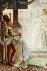 José Arpa, La Boda (The Wedding), Oil on board