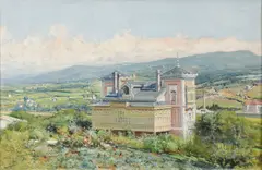 José Arpa, Casa De Indiano, Oviedo, Oil on canvas