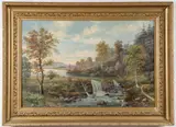 Gustav Waldemar Leufstedt, Expansive Colorado Fall Landscape, Oil on canvas