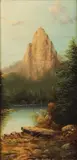 Eliza Barchus, Pinacle Peak G. N. Park, Oil on board