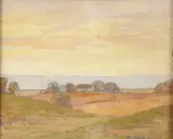 William Lefevre Younkin, Rural Sunrise Landscape, Oil on board