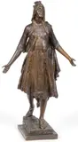 William Ordway Partridge, Pocahontas, Bronze with dark brown patina