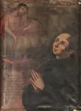 Spanish Colonial School, Portrait of San Juan Grande Roman, Oil on canvas