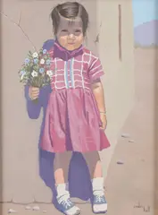 Carlos Hall, Rosa, Oil on canvas