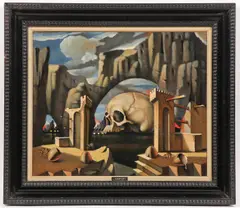 Jack J. Hartert, Apocalyptic Memento Mori, Oil on canvas