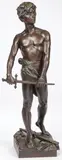 Raoul François Larche, Vingt Ans-Twenty Years, Bronze with dark brown patina