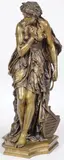 Étienne Henri Dumaige, The Goddess Ceres, Bronze with light brown patina