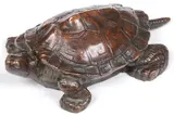 Antoine-Louis Barye, Turtle, Bronze with brown patina - a good lifetime cast.