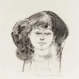 Mauricio Lasansky, Study of a Girl, Engraving and etching
