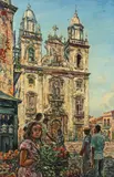 William Leendert van Dijk, Saint Peters Church, Oil on canvas