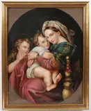 Raphael, Madonna della Sedia, Oil on canvas