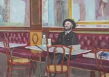 Edwin Keiffer, Verlaine Dreaming of the Legion of Honor, Oil on canvas