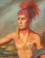 Charles Bird King, Portrait of Chief Keokuk, Oil on canvas
