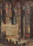 Henri-Edmond Cross, A Cathedral Interior
