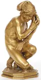 Jean-Baptiste Carpeaux, Fisher Boy, Gilt bronze